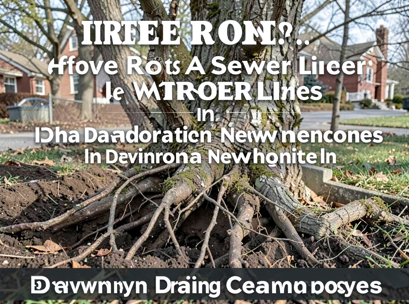 How Tree Roots Affect Sewer Lines In Davenport Neighborhoods
